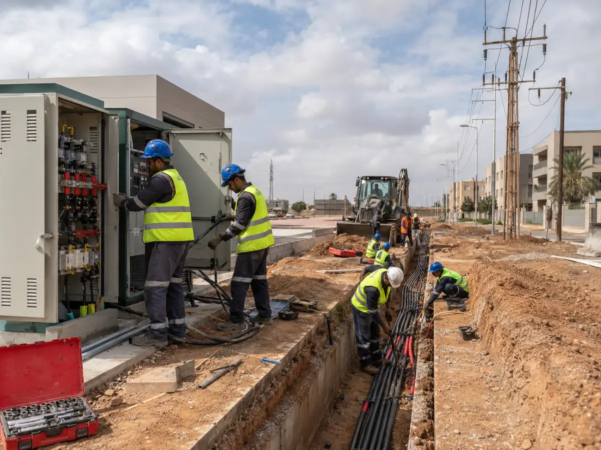 Infrastructure électrique et équipes techniques INGC